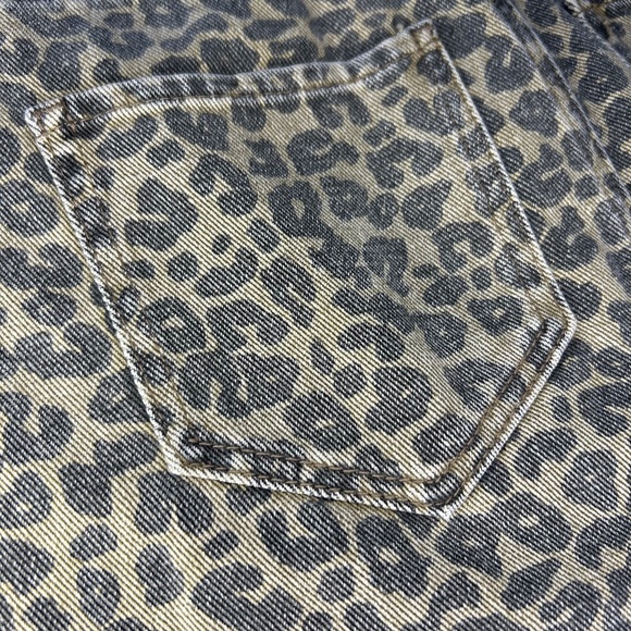 Leopard DENIM SKIRT - Mud Pie - NEW - Picture 4 of 9